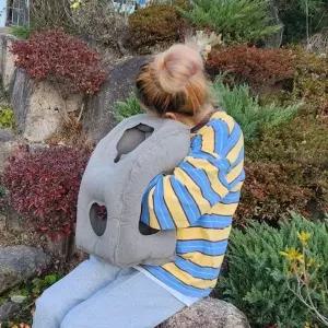 대형 휴대용 낮잠 베개 여행용 수면베개 목쿠션