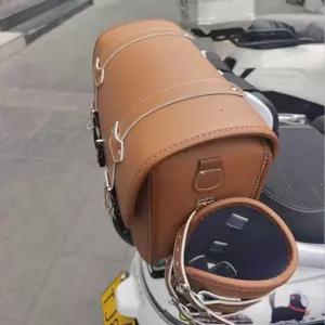 바이크 보조가방 가죽 클래식 아퀼라 GV300s 사이드백