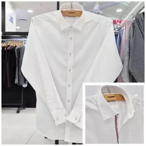 [레노마셔츠]슬림핏/폴리 스판 트윌 긴소매 와이셔츠 RPFSL9905 WH_US