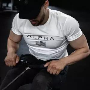 5컬러 남성 운동복 반팔 티셔츠 머슬티 머슬핏