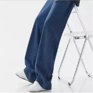 남성허리밴딩청바지 2컬러 베이직 와이드 밴딩 청바지 데님 팬츠 아웃도어 현장작업복