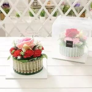 플라워 케익 용돈박스 (30) 어버이날 생신 용돈 선물 WFGJC0U