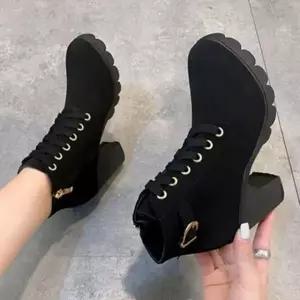 고급스러운 금속 융 하이힐 여성 구두 가을 패션 통굽 샌들 금속융하이힐 플랫슈즈 직장 로퍼 힐 구두