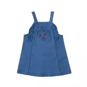 갤러리아 (돌축하,두돌,세돌,)예쁜원피스,외출복,체리데님오버롤드레스(3611