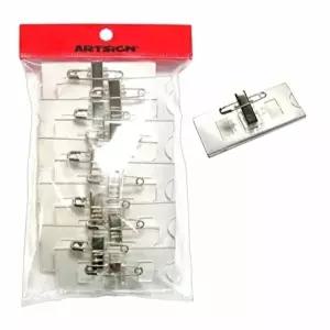 아크릴 이름표 70x30 10개입 명함꽂이 메모홀더 (KYR-WFK5G0Y)