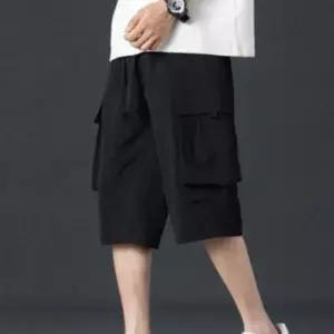 [골드스마일]쿨링 와이드 남성 여름 카고 버뮤다 팬츠 반바지