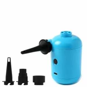 미니에어펌프 휴대용USB전동에어펌프(블루)바람넣기 미니펌프