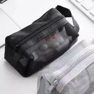 ( )파우치백 가방 수납파우치 립스틱 블랙 메쉬 미니 다용도