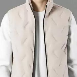 [골드스마일]데일리 남성 경량 조끼 융털 남자 패딩 조끼 민소매 겨울