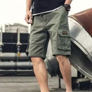 [골드스마일]남성용 여름용 린넨 반바지 캐주얼 팬츠