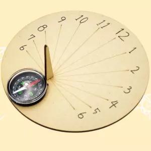 초등생 쉬운 나무 해시계 발명품만들기4P 교구 단순한 탐구학습