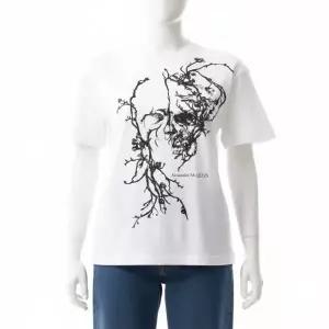 [알렉산더맥퀸]ALEXANDER MCQUEEN 블라썸 스컬 오버사이즈 티셔츠 797820 QZAM6 0900 835487