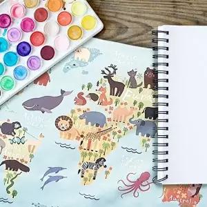 대형 패브릭 포스터 동물원 M (KYR-WF4D9D2)