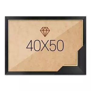 보석십자수액자 40x50 고급형 슬림 엣지블랙 (KYR-WCAF496)