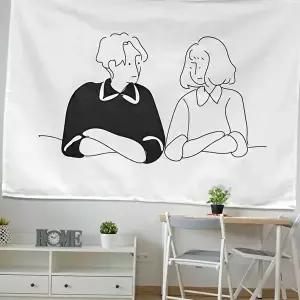 대형 패브릭 포스터 바라보기 L 페브릭포스터 (KYR-WFFTTP8)