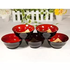 [조르지오]일본풍 YU41RZ79 일제 칠기 라면기 우동기 비빔밥기 5개 세트