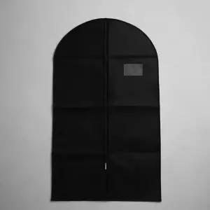 [골드스마일]투명창 부직포 옷커버 중형 블랙