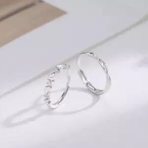 [셀러에이드]나비 커플링 발렌타인데이 꼬임 실버반지 ring ringse