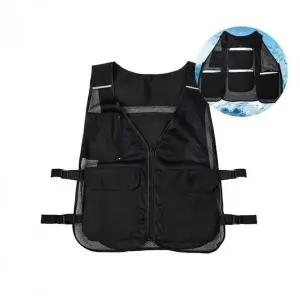 아이스 쿨링 작업복 얼음 조끼 실용형 포켓 작업용 조끼