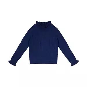 [루이스 미샤]키즈 자바 커프스 니트 마린 25F_J0199 MARIN