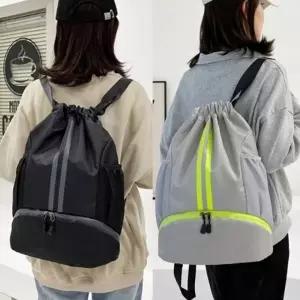 KN376 더블라인 스포츠 백팩 발수 방수 등산가방 골프 수영장 라이딩 하이킹 비치백