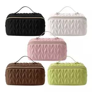 하이90 셔링 화장품파우치 대용량 메이크업박스 여행용 멀티 수납가방