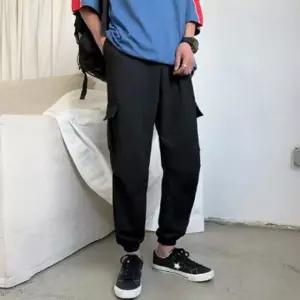 여성용 포켓 밴딩 조거팬츠 트레이닝 데일리 바지