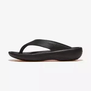 [크록스]CRS211100 멜로우 리커버리 우먼 플립 - BLACK 691659