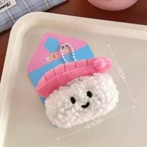 (선택 초밥 인형 키링(새우초밥))초밥 인형키링 스시 인형 새우 뽀글 가방고리 키링