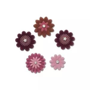 [크록스]핑크 벨벳 플라워 5 팩 10016573 692315