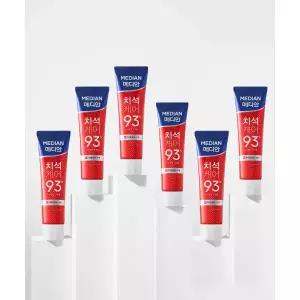 매장정품 MEDIAN 치석 구취 치약 120g 6입