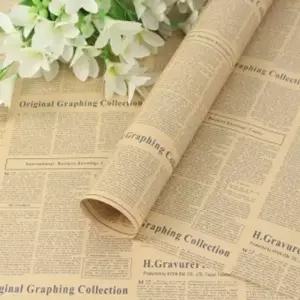 크라프트 포장지 45장 70x50cm 블루 크라프트지포장지 크래프트지포장지