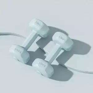 육각 덤벨 소형 아령 1.5kg 2개 블루 덤벨 아령 육각 덤벨 블루 덤벨 1.5킬로그램 덤벨 운동 기구 2개 세트