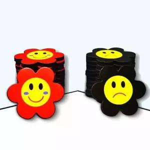 자석 플라워 고무 마그네틱 슬픔이 귀여운느낌 스마일