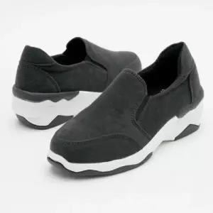 스웨이드 슬립온 푹신한 쿠션 키높이 운동화 중년신발 WF05ED3