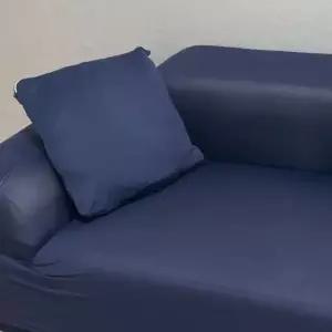 [콩심팥심]2인용 쇼파 리폼 천갈이 커버 다크블루