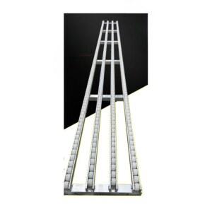 무동력 사다리형 컨베이어 컨베어 간이 벨트 회전 물류 곡률반경 자바라 하차