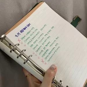 6공 A5 다이어리 투두리스트 속지