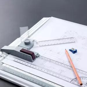 설계도판 휴대용 기계 제도판 a3 제도기 만능 a2 토목 자 설계 실용 스타일