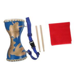 토안도나 소가죽 허리 드럼 핸드 드럼, 축하용 중국 전통 타악기 강력 휴대용