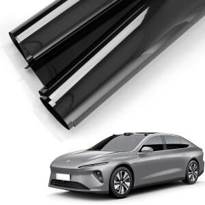 럭스쉐이드 자동차 창문 틴트 5% VLT 24인치 x 100피트 나노 세라믹 창문 틴트 롤, 자동차 자외선 차단, 열 차단 및 스크래치 방지를 위한 2겹 자동차 창문 틴트 프라이버시 필름