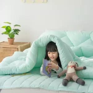 순면이불세트 순면100 아이들침구세트 힐링이불패드세트  SS 민트  부드러운침구세트