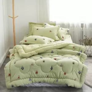 곰돌이침구세트 곰돌이 마이크로 어린이 이불패드세트 SS올리브  이불세트