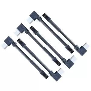 인씨네 오토바이 배달대행 휴대폰 자석 방수 케이스 교체 수리용 기역자 갤럭시 C타입 충전젠더 6개셋트