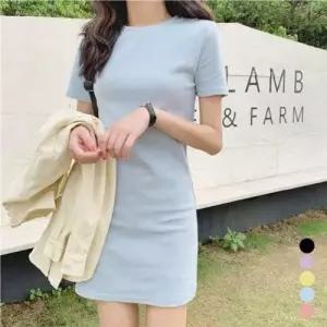 가득 청순미 파스텔 면원피스 프릴원피스 여성 WFLMTLX