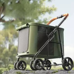 강아지 저상 분리형 개모차 애견유모차