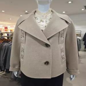 [AK수원점]  캐시 울 비조 카라 재킷 B254WJ1050