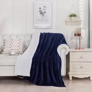 두꺼운 양털 극세사 담요 150x200