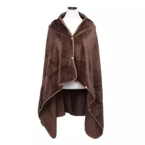 극세사 망토 담요 100x150 브라운