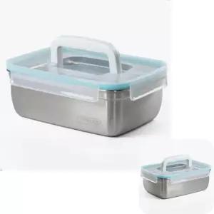 네쿠 스텐 김치통 냉장고 보관 하늘 밀폐용기 반찬통 2600ml